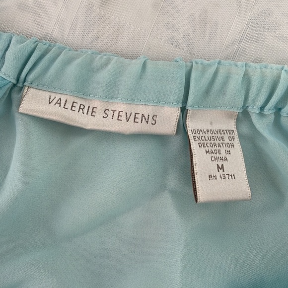 3/$18. 🌼Valerie Stevens semi sheer blue lounge pants size M - Picture 5 of 10